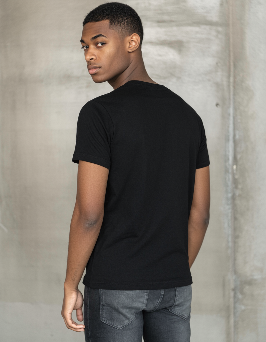 3-Pack Men's Regular Fit T-Shirt Black
