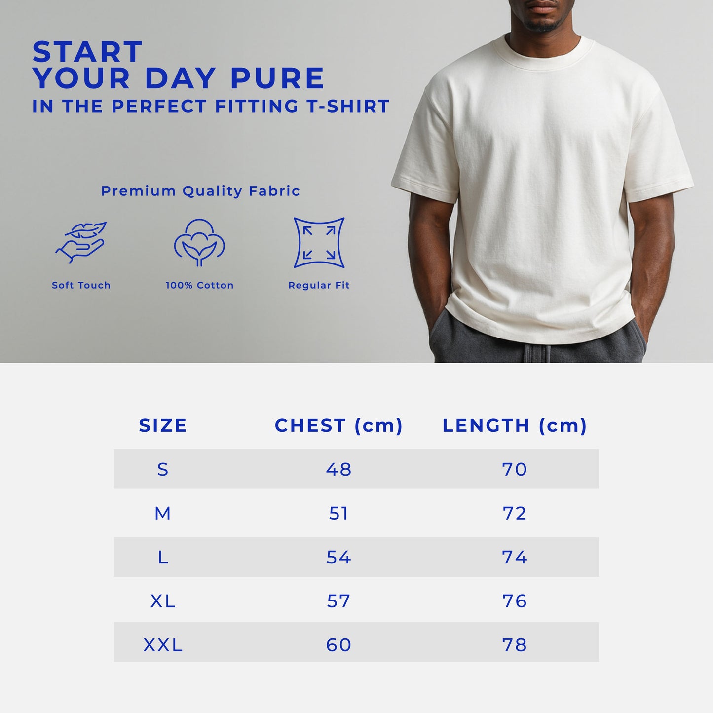 3-Pack Men's Regular Fit T-Shirt Black