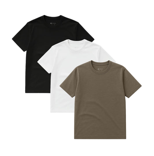 3-Pack Men's Regular Fit T-Shirt Multi