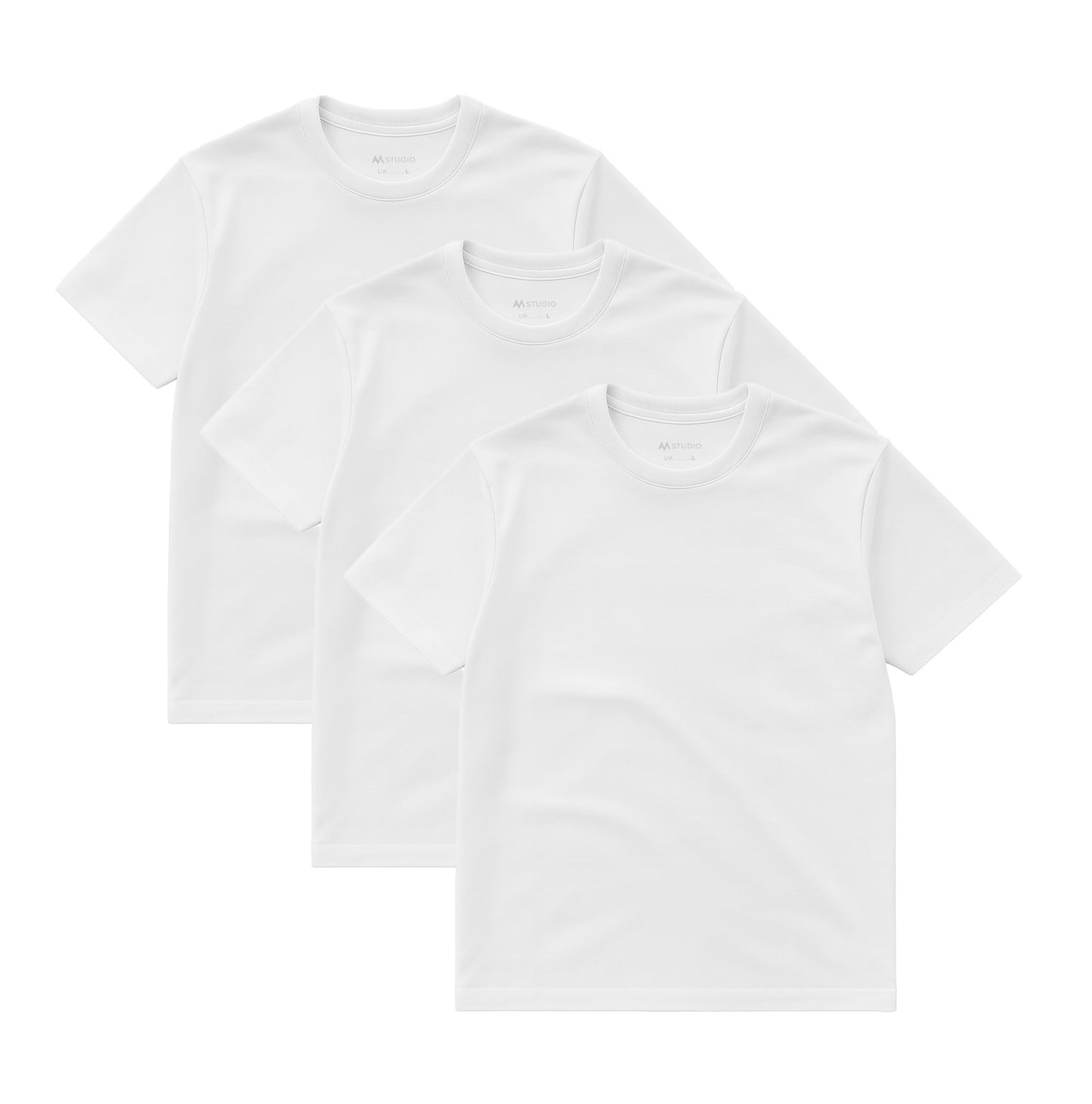 3-Pack Men's Regular Fit T-Shirt White